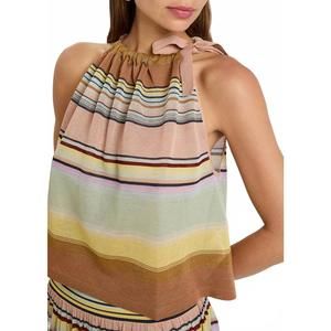 NEW ZIMMERMANN coco stripe halter top in stripe
